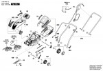 Bosch 3 600 HA6 172 Rotak 340 R Lawnmower 230 V / GB Spare Parts Rotak340R